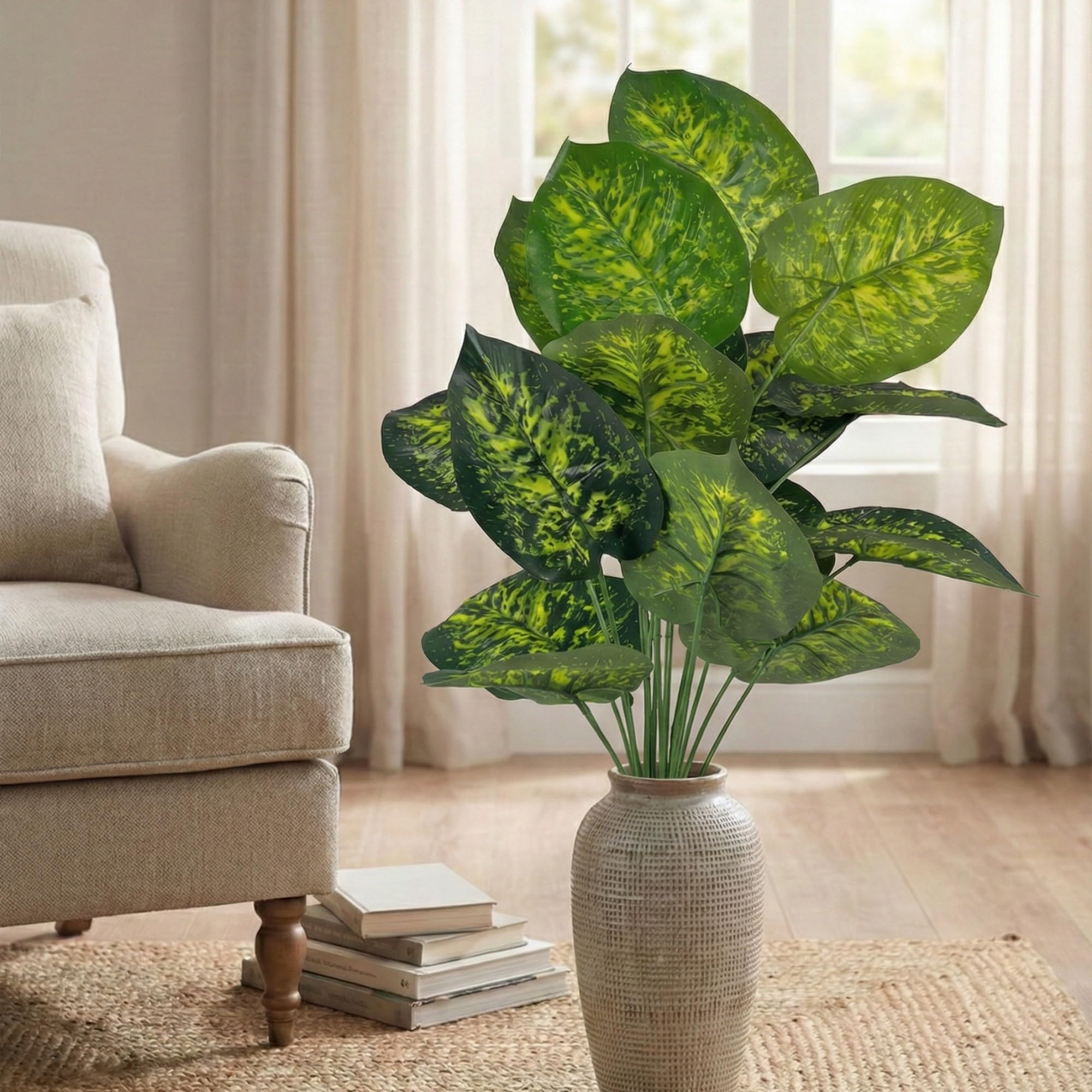 葉っぱbeautiful people Buy VENSA KINS Artificial Leaf Bunch 18 Patta for Home & Office